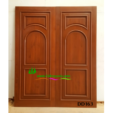 ประตูไม้สักบานคู่ รหัส DD163